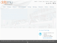 Tablet Screenshot of deltamu.com